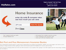 Tablet Screenshot of myrates.com
